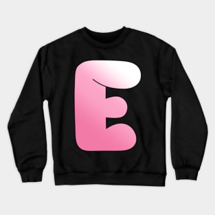 Pink Letter E Crewneck Sweatshirt